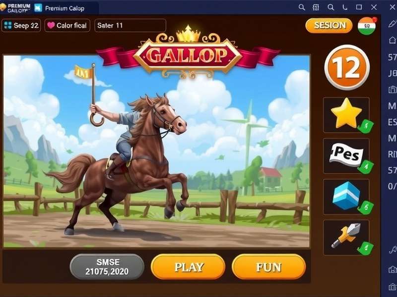 Premium Gallop Game Screenshot